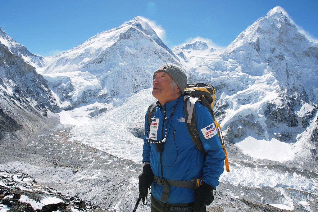 80-летний покоритель Эвереста Юитиро Миура